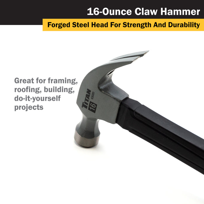 Titan 16 oz. Claw Hammer