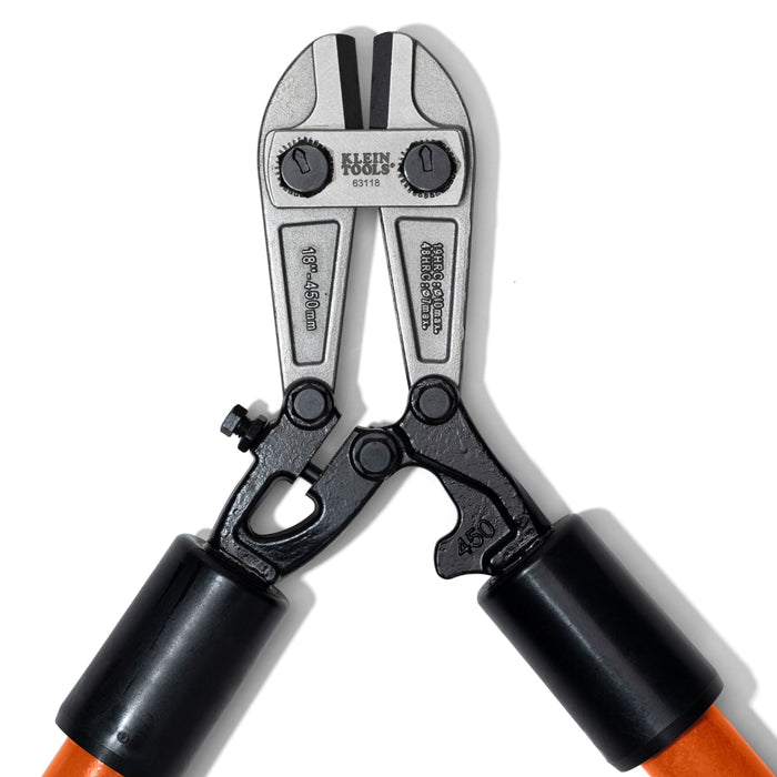 KLEIN TOOLS 18" Bolt Cutter w/ Fiberglass Handle