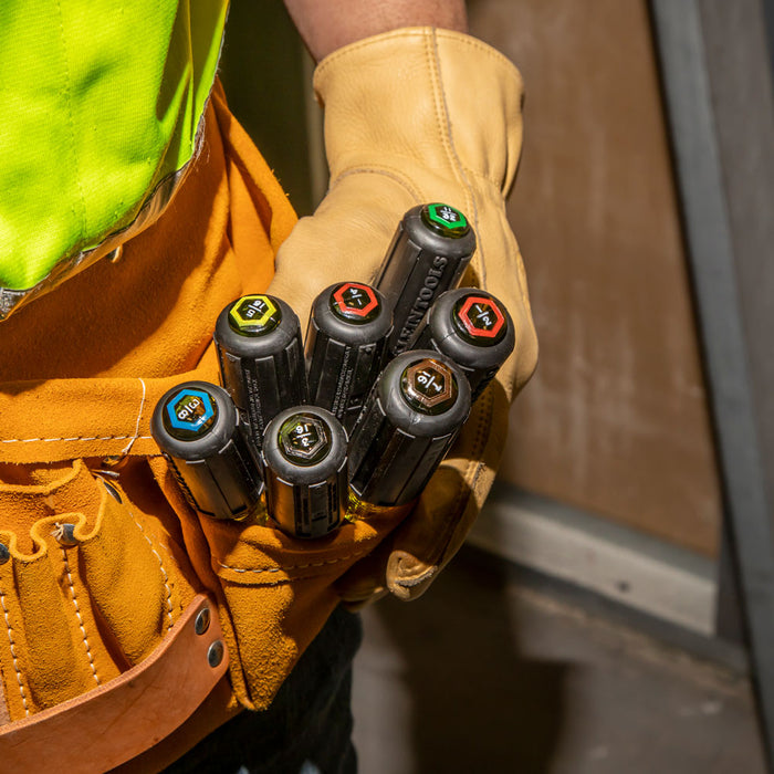 KLEIN TOOLS 7 PC. 3" Nut Driver Set