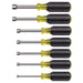 KLEIN TOOLS 7 PC. 3" Magnetic Nut Driver Set