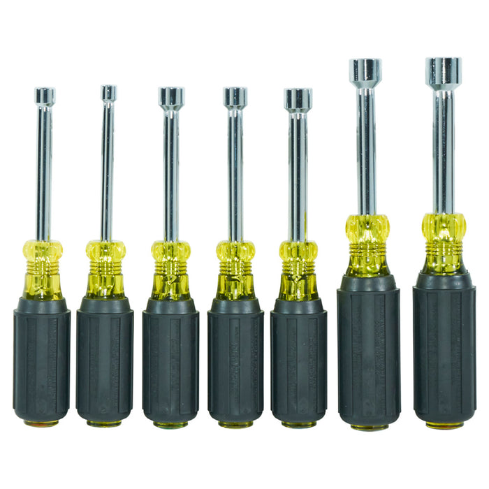KLEIN TOOLS 7 PC. 3" Magnetic Nut Driver Set