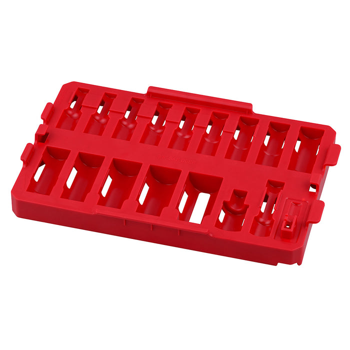 MILWAUKEE Dado de impacto 3/8" Dr 17PC SAE BANDEJA SOLAMENTE