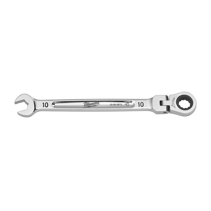 MILWAUKEE Flex Head Ratcheting Combination Wrench - Metric