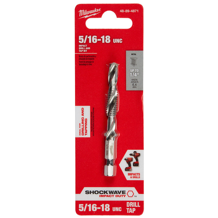 Milwaukee Tools 5/16-18 IMPACT DRILL TAP 48-89-4871