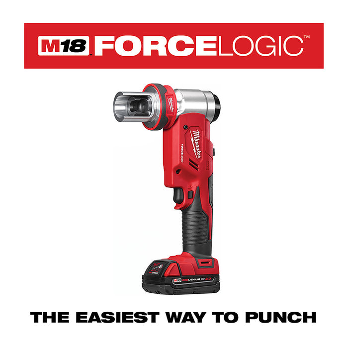 MILWAUKEE M18 FORCE LOGIC 6T Knockout Tool 1/2" - 4" Kit
