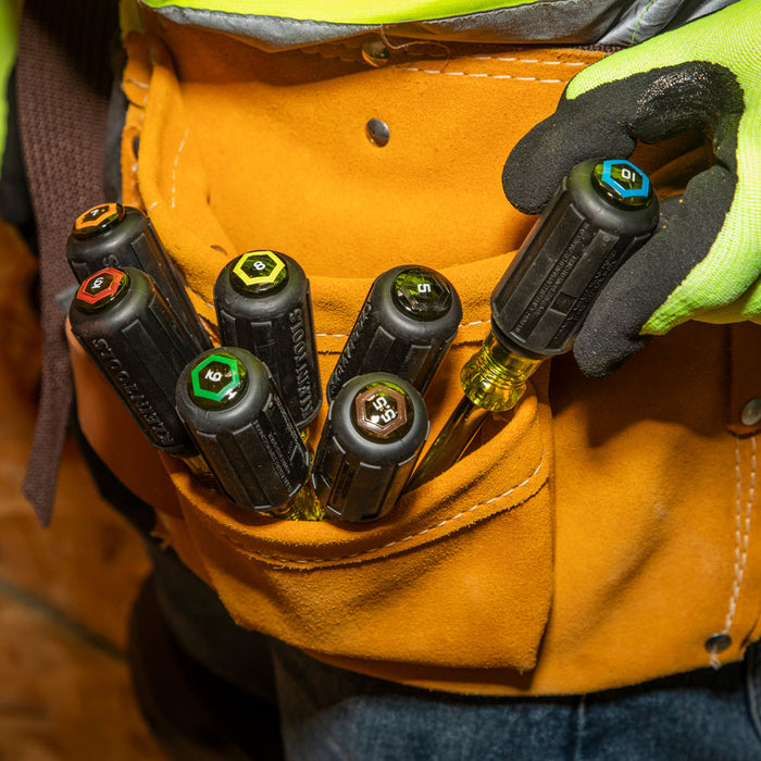 KLEIN TOOLS 7 PC. 3" Metric Nut Driver Set