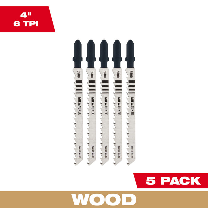 Milwaukee Tools 4In 6 TPI Hi-Carbon Steel Jig S 48-42-5500