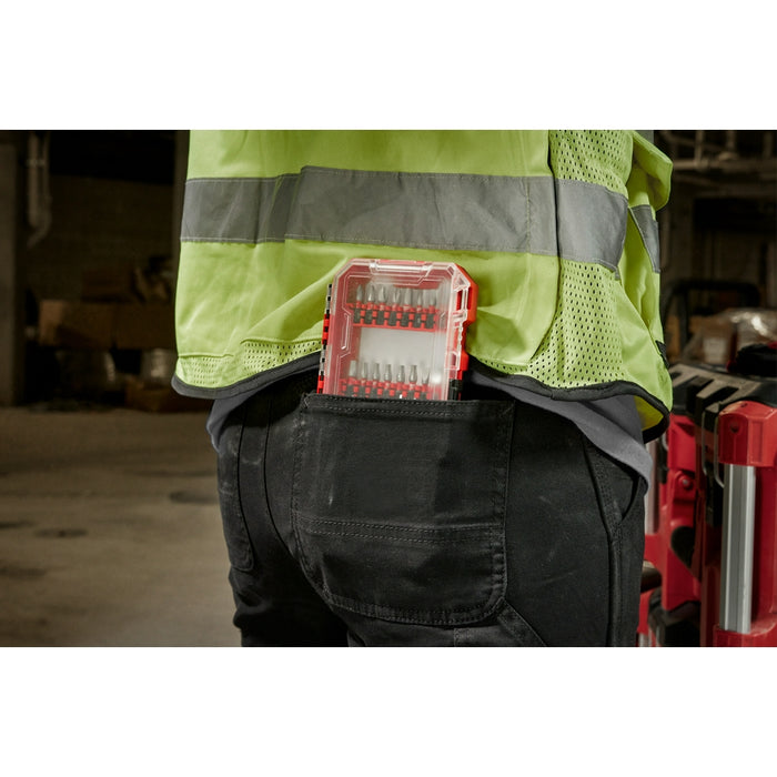 Estuche compacto mediano personalizable MILWAUKEE para accesorios de destornillador de impacto