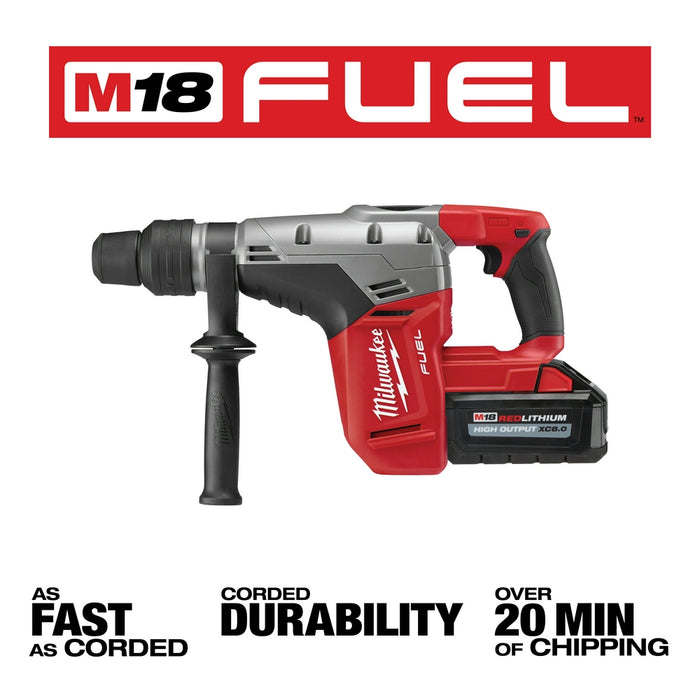 MILWAUKEE M18 FUEL 1-9/16" SDS MAX Rotary Hammer Kit
