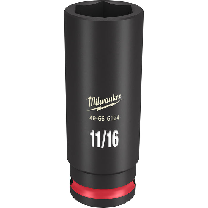 MILWAUKEE SHOCKWAVE Impact Duty 3/8" Drive 11/16" Dado de 6 puntos de profundidad