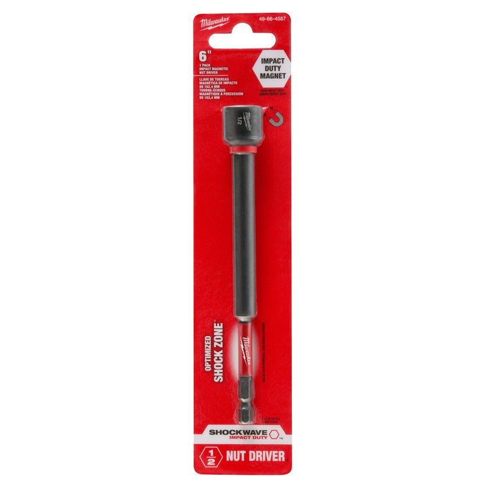 MILWAUKEE SHOCKWAVE IMPACT DUTY™ 6" Magnetic Nut Drivers