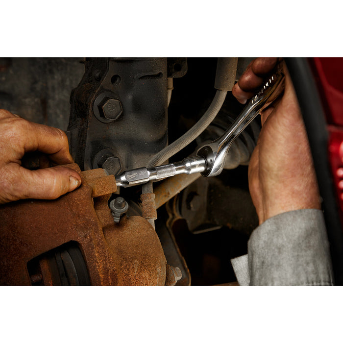 MILWAUKEE 6 PIEZAS. Juego de dados con punta hexagonal con accionamiento de 1/4" - Métricos