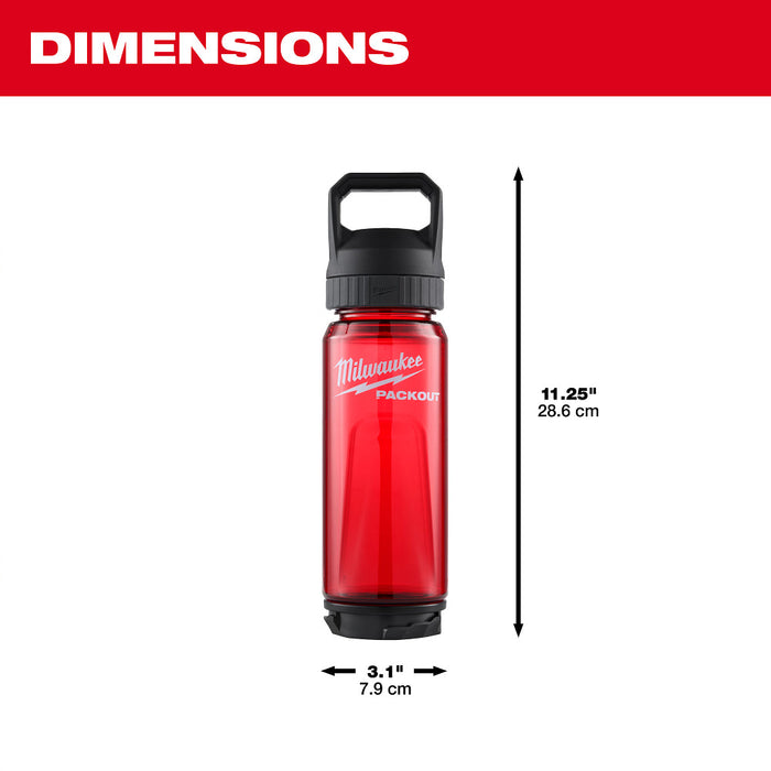 MILWAUKEE PACKOUT™ 25oz Bottle w/ Chug Lid