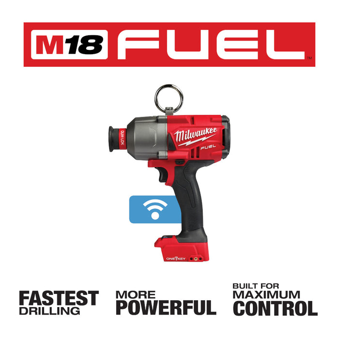 MILWAUKEE M18 FUEL™ 7/16" Hex Utility HTIW w/ ONE-KEY™ (Tool Only)+ FREE 5.0 Battery