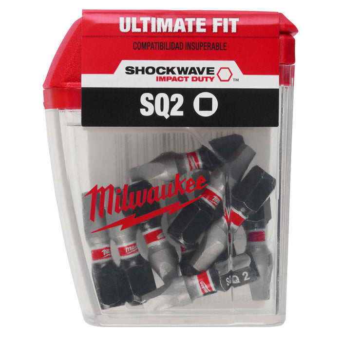 Milwaukee Tools INSERT BIT SQ RECESS #2 10PK 48-32-4607