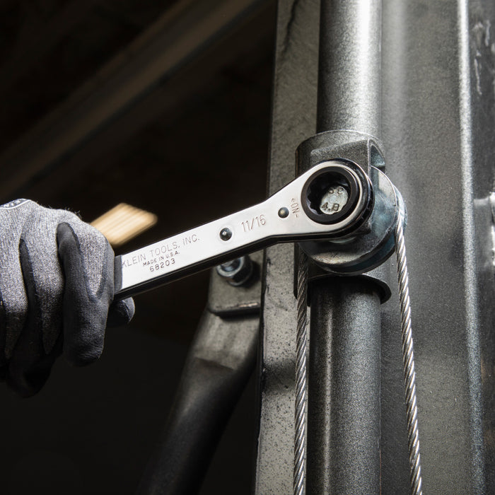 KLEIN TOOLS 5 PC. Ratcheting Box Wrench Set