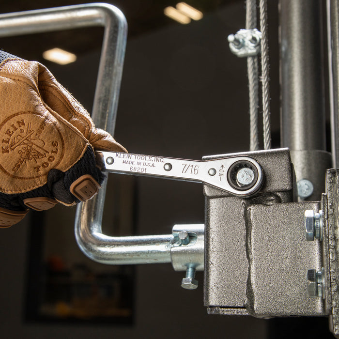 KLEIN TOOLS 5 PC. Ratcheting Box Wrench Set