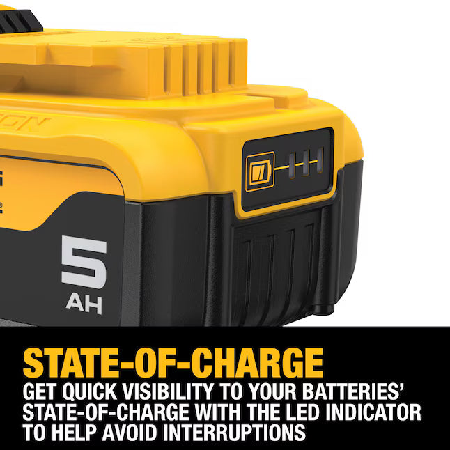 DEWALT 20V MAX XR Brushless 5-Tool Combo Kit with 5Ah Batteries | DCK530P2