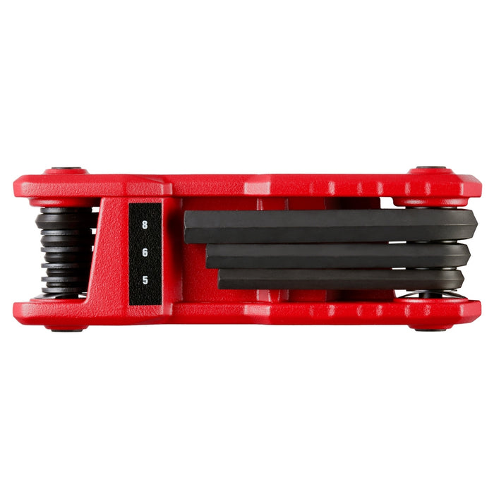 MILWAUKEE 8-Key Folding Hex Key Set - Metric