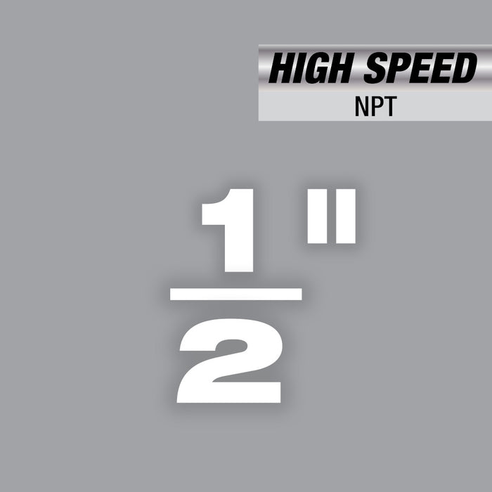 Troquel de roscado de tubos portátil NPT de ALTA VELOCIDAD de 1/2" MILWAUKEE