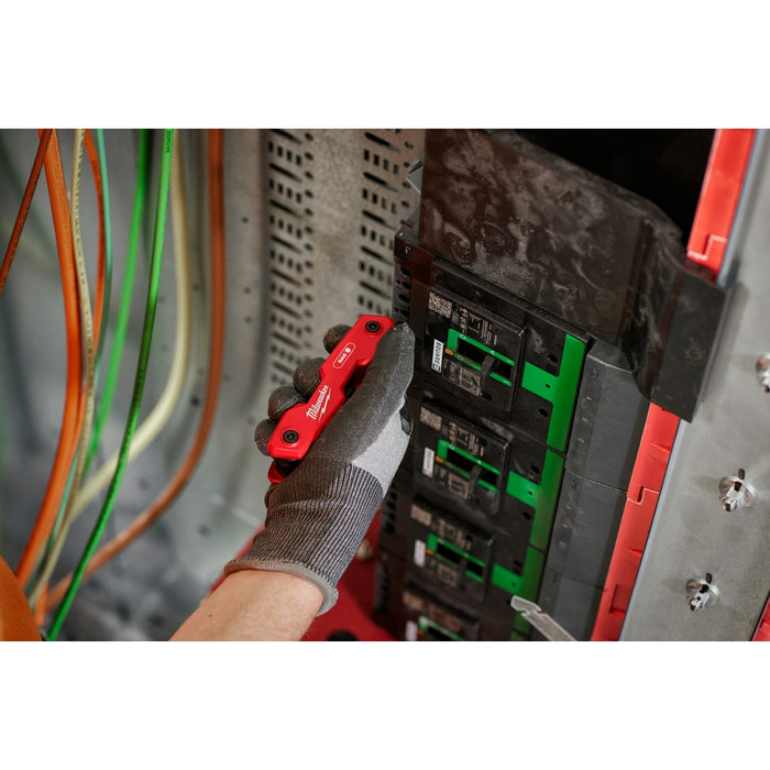 MILWAUKEE 9-Key Folding Hex Key Set - SAE