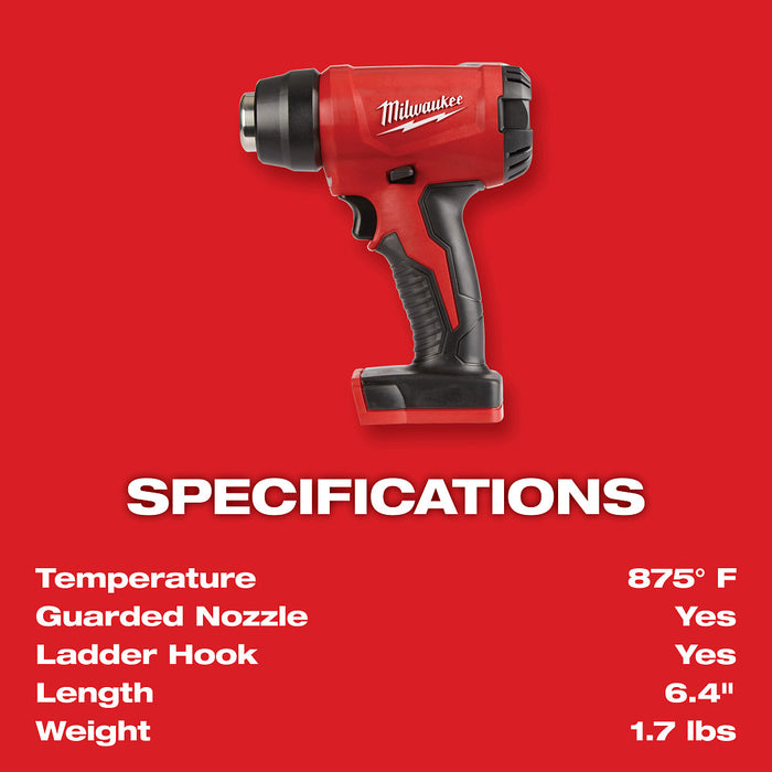 MILWAUKEE M18 Compact Heat Gun (Tool Only) Q4