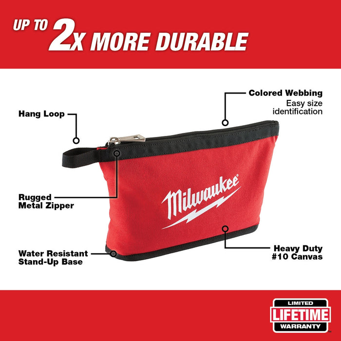 MILWAUKEE Zipper Pouch Q4