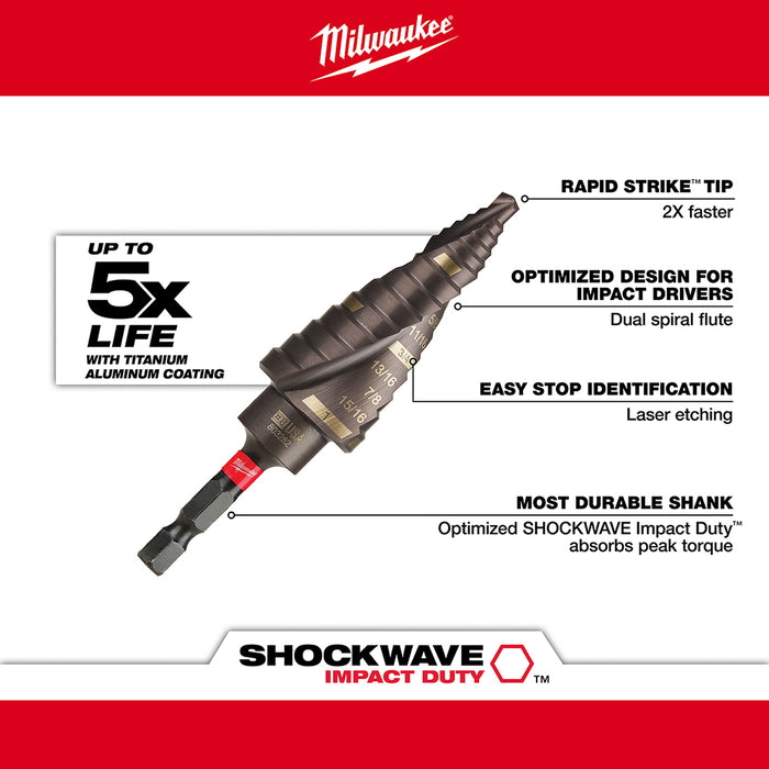 MILWAUKEE 3 PC. SHOCKWAVE™ IMPACT DUTY™ Mechanical Kit (#2, #3, #8)