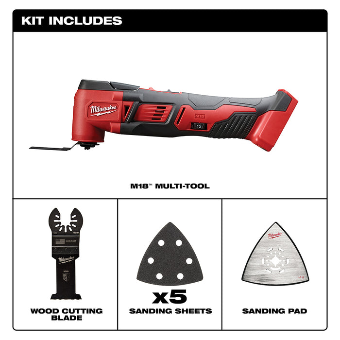 Milwaukee M18 Cordless Multi-Tool M18 2626-20 P1