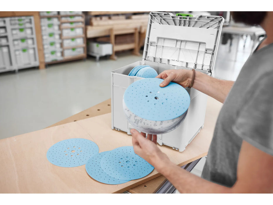 FESTOOL Abrasives Systainer³ Granat D225 GR SYS