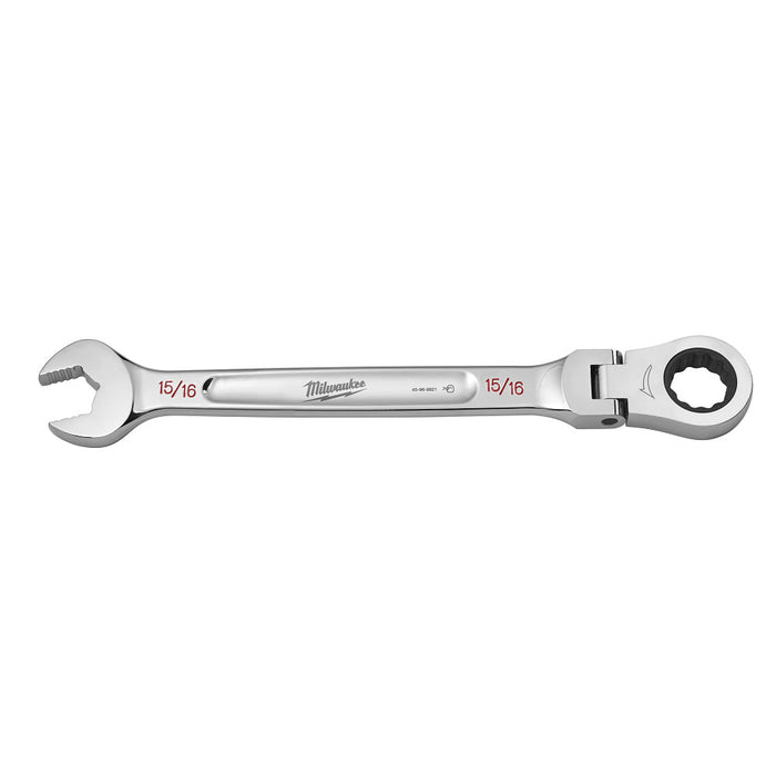 MILWAUKEE Flex Head Ratcheting Combination Wrench - SAE
