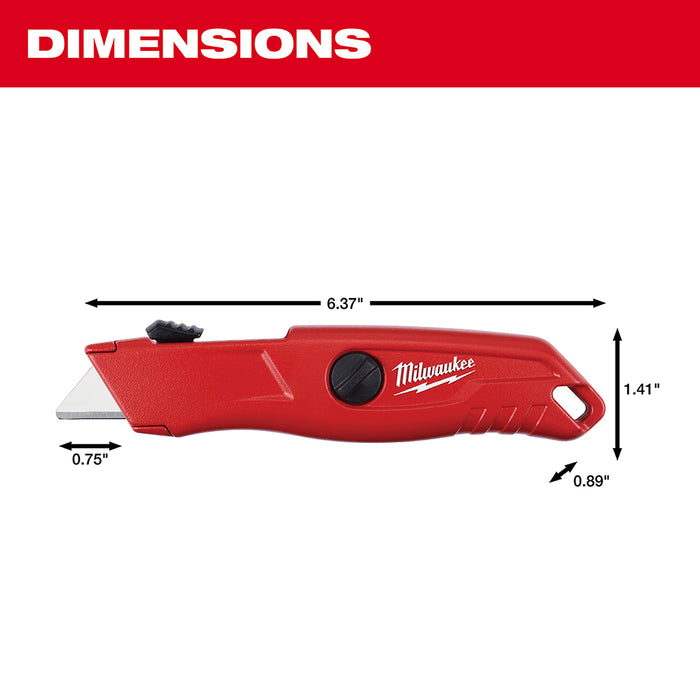 Milwaukee Tools Self Retracting Utility Knife 48-22-1512