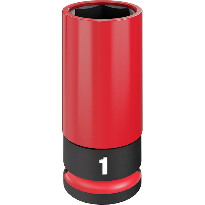 MILWAUKEE SHOCKWAVE IMPACT DUTY™ Dado para rueda con tuerca de seguridad SAE de 1/2 con impulsión de 1"