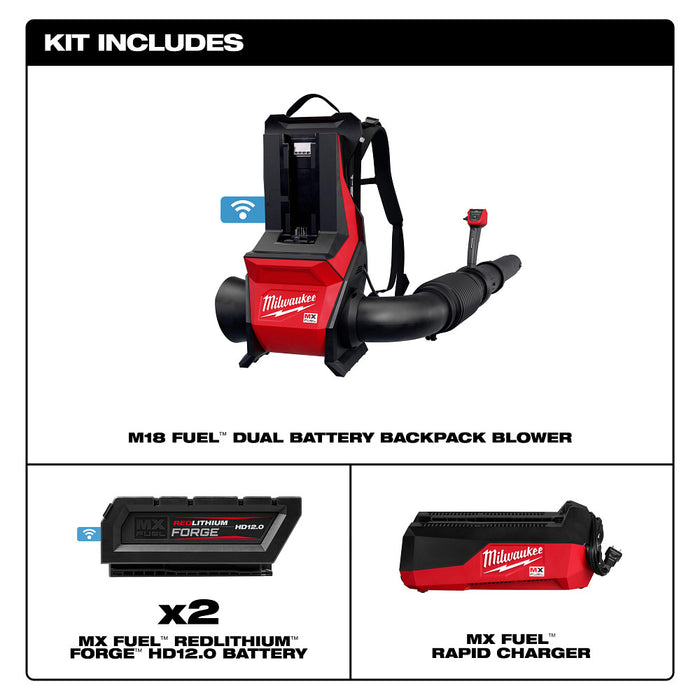 Milwaukee MX FUEL Backpack Blower Kit, 800 CFM MXF600-2HD