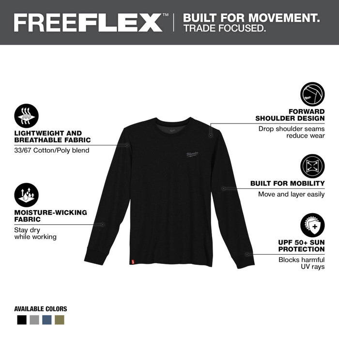 Camiseta de trabajo híbrida MILWAUKEE - Manga larga