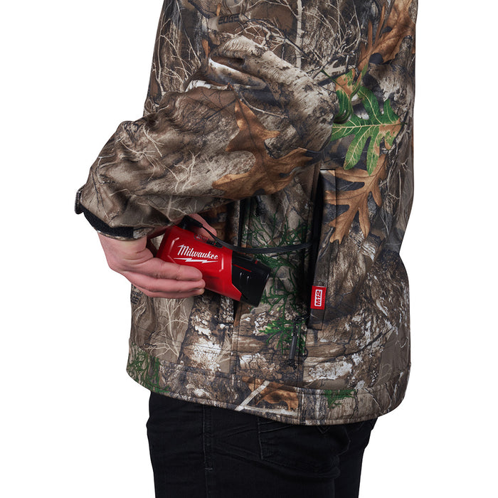 MILWAUKEE M12™ RealTree EDGE Camouflage Heated QUIETSHELL™ Jacket Kit