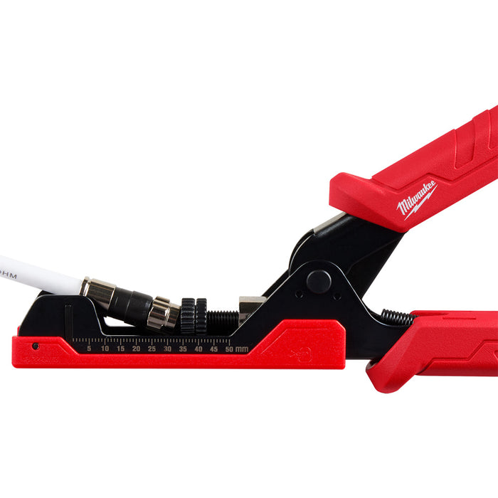 MILWAUKEE Extended Reach Compression Coax Crimper