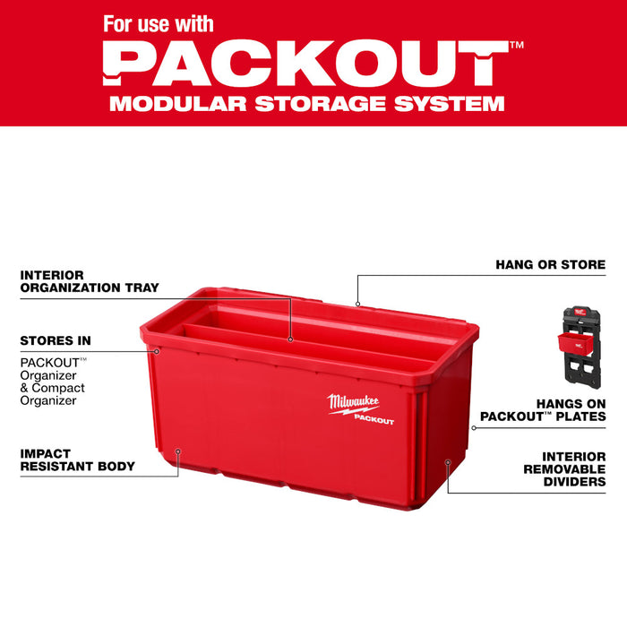 MILWAUKEE Large Bin Set For PACKOUT™ (2 PACK)