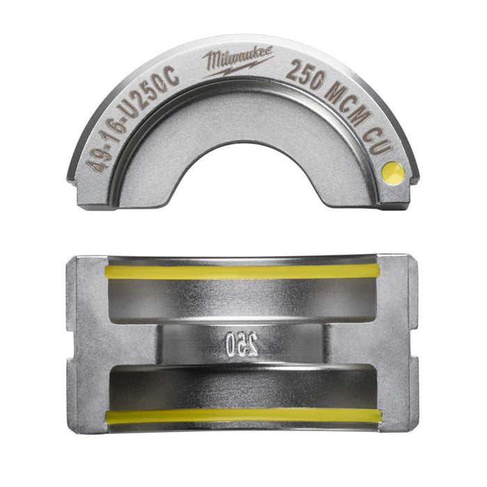 Troquel estilo U de cobre MILWAUKEE de 250 MCM
