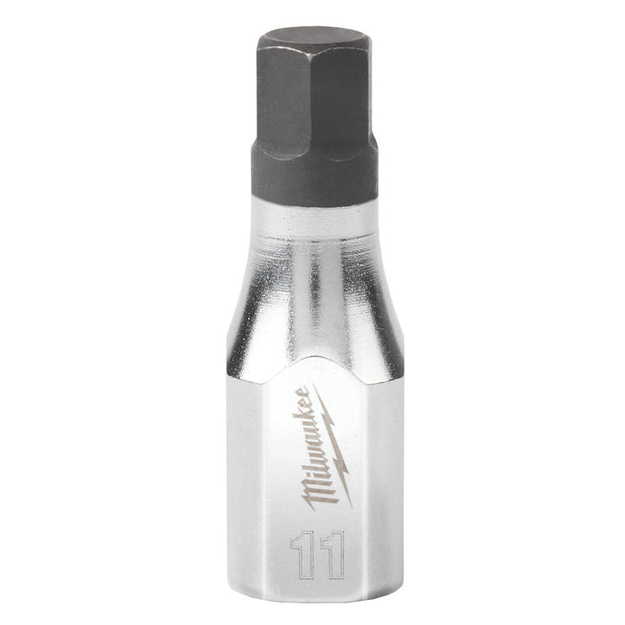 MILWAUKEE 3/8" Drive Hex Bit Sockets - Metric