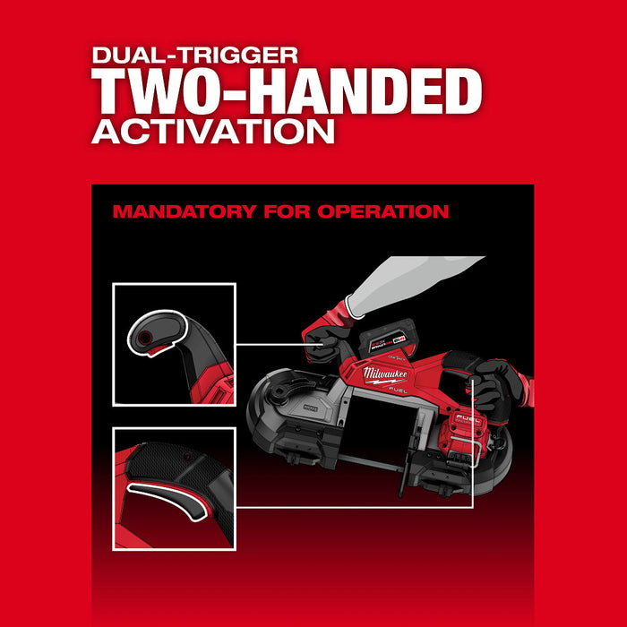 MILWAUKEE M18 FUEL Deep Cut Dual Trigger Band Saw (Tool Only)