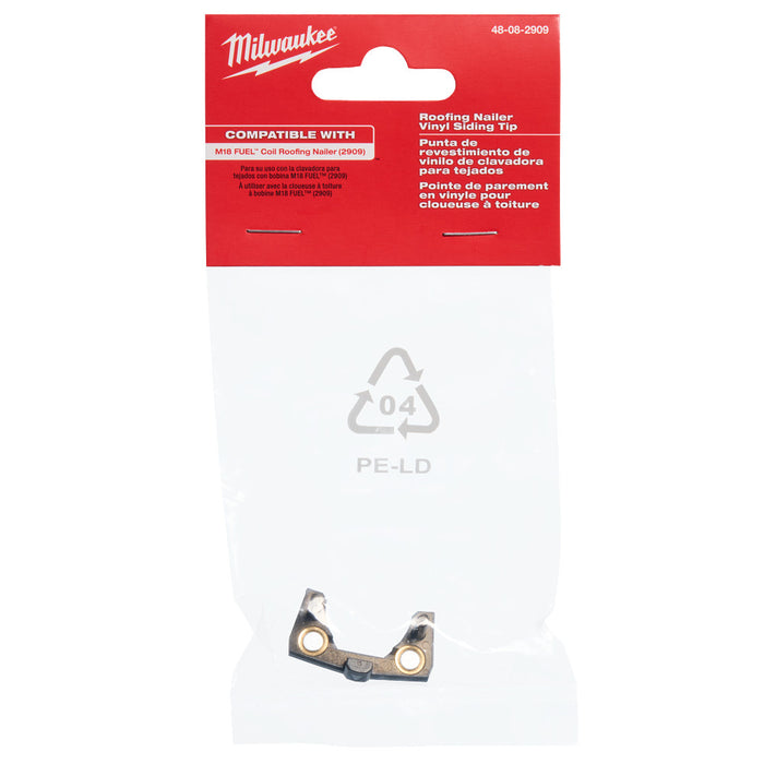 MILWAUKEE M18 FUEL™ Coil Roofing Nailer Vinyl Siding Tip