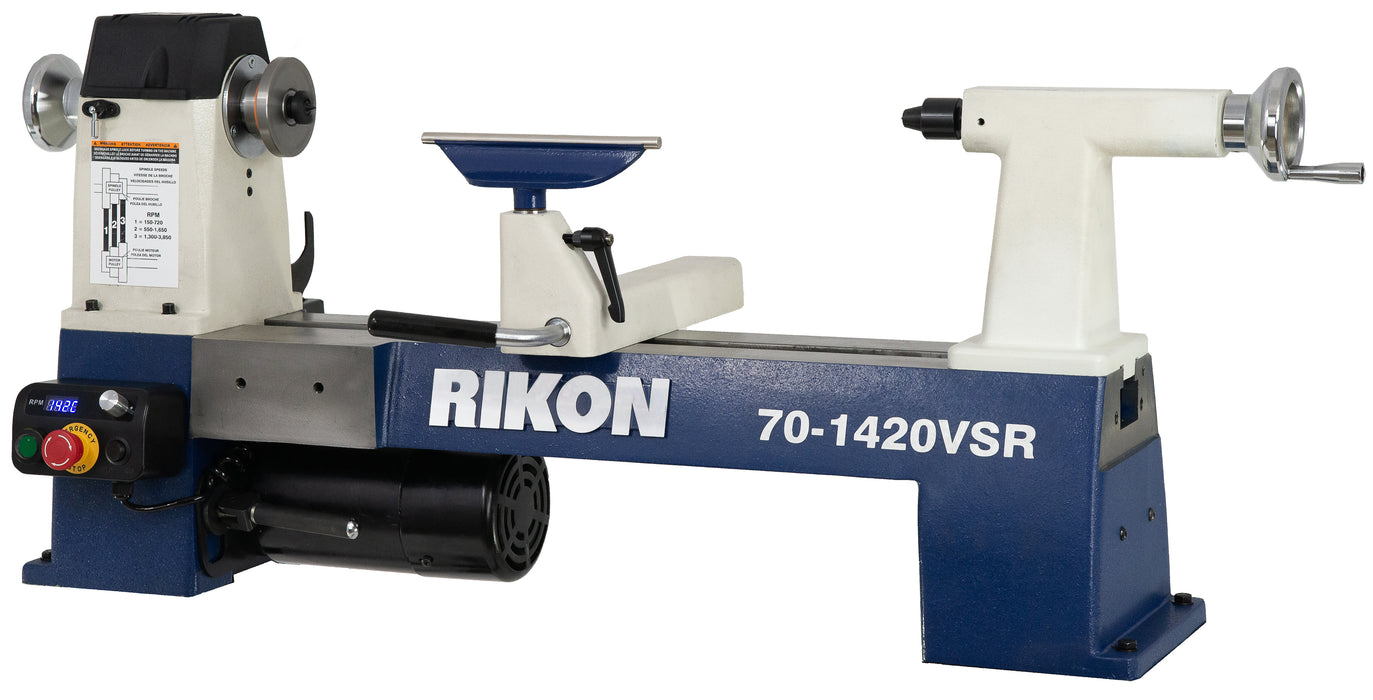 Rikon 14" x 20" VSR midi Lathe