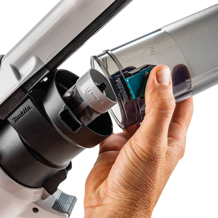 Makita GLC04Z 40V max XGT® Brushless Cordless Cyclonic Power Brush Head 4-Speed Compact Stick Vacuum, Tool Only