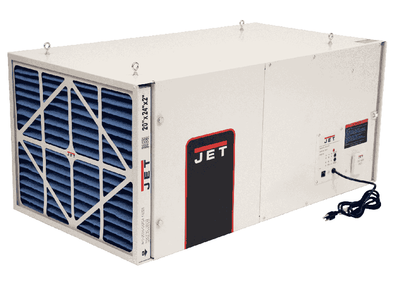JET AFS-2000, 1700CFM Air Filtration System, 3-Speed, with Remote Control
