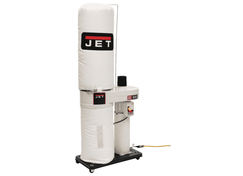 JET DC-650 Dust Collector, 1HP 1PH 115/230V, 30-Micron Bag Filter Kit