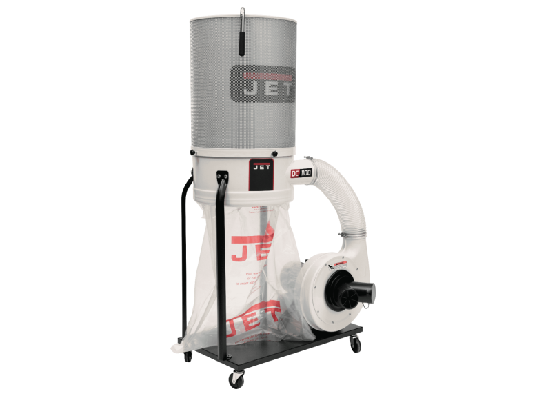 JET DC-1100VX-CK Dust Collector, 1.5HP 1PH 115/230V, 2-Micron Canister Kit