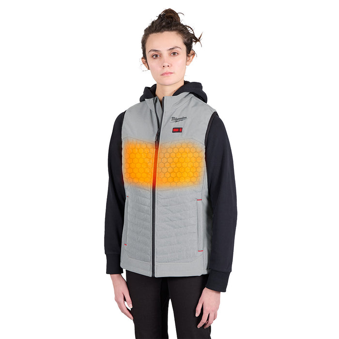 Womens Heated Vest Kit-Gray M
