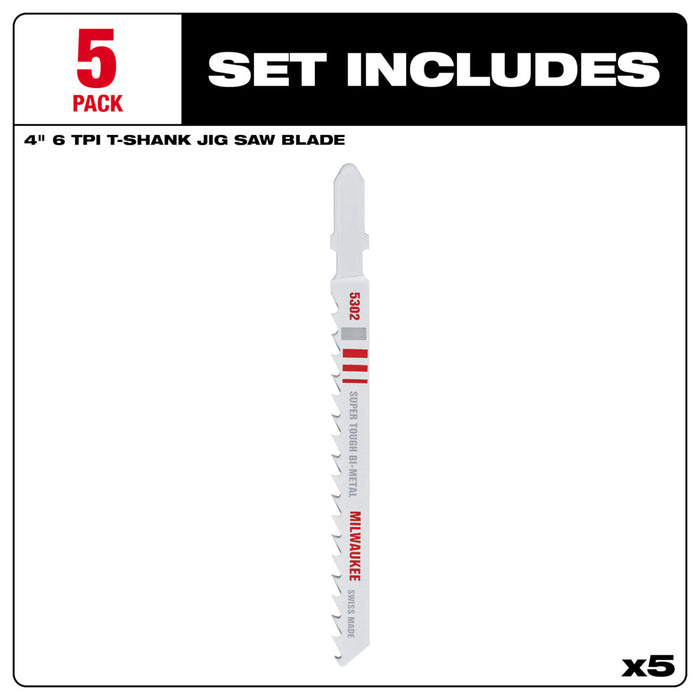 Milwaukee Tools Jig Saw Blade Bi-Metal 48-42-5302
