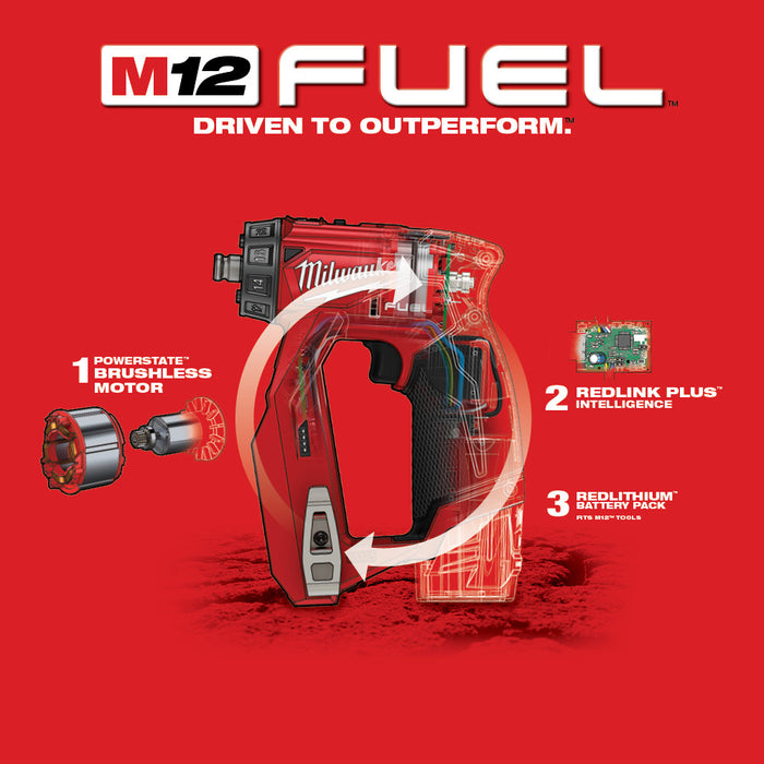 MILWAUKEE M12 FUEL™ Installation Drill/Driver (Tool Only)